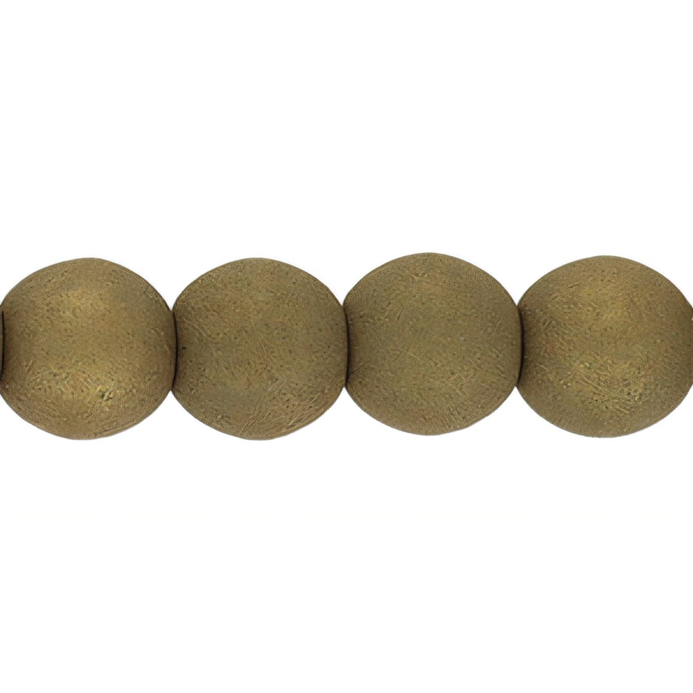 Czech Round Beads 4mm Dar k Sage (100pcs)