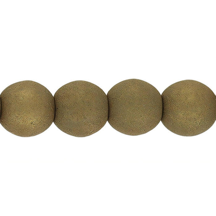 Czech Round Beads 4mm Dar k Sage (100pcs)