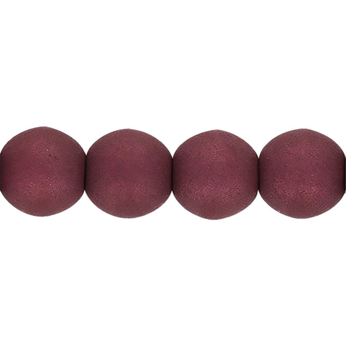 Czech Round Beads 4mm Crushed Berry (100pcs)