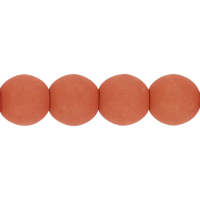 Czech Round Beads 4mm Terracotta Blaze (100pcs)