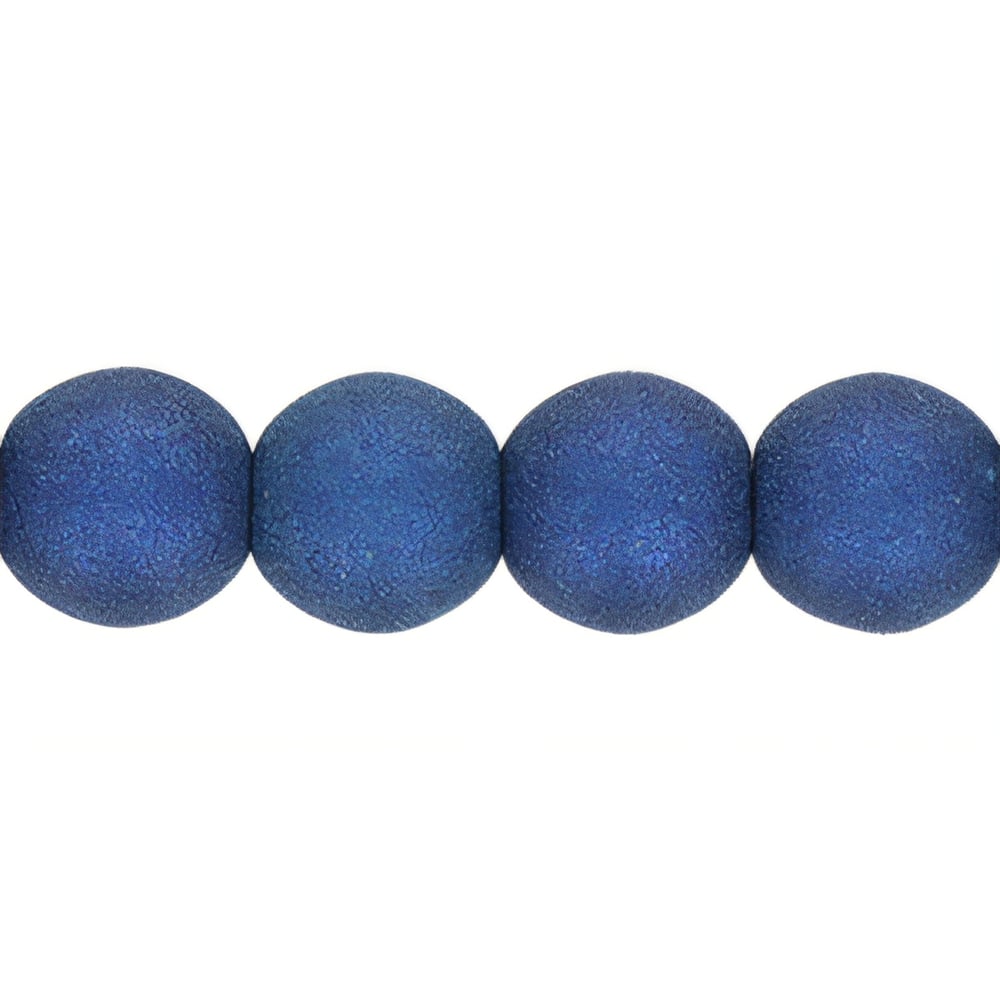Czech Round Beads 4mm Cobalt Glaze (100pcs)