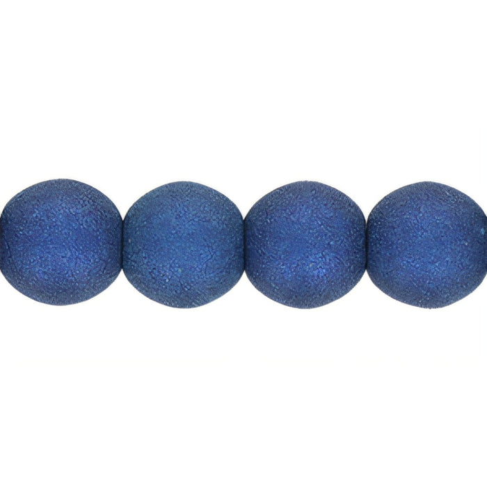 Czech Round Beads 4mm Cobalt Glaze (100pcs)