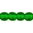 Czech Round Beads 4mm Green Emerald