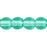 Czech Round Beads 4mm Cool Mint Green