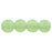 Czech Round Beads 4mm Milky Green Turquoise