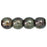 Czech Round Beads 4mm Luster - Transparent Green