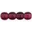Czech Round Beads 4mm Fuchsia