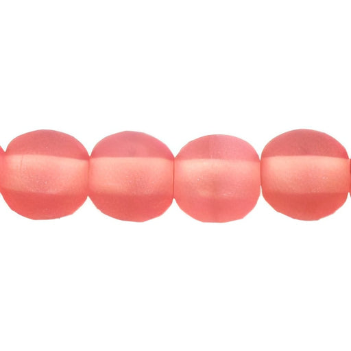 Czech Round Beads 4mm Milky Pink