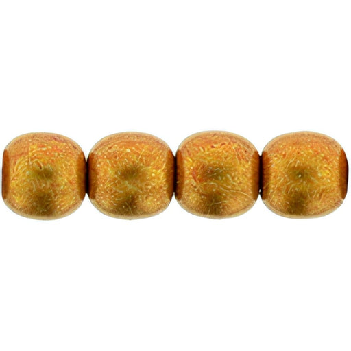 Czech Round Beads 4mm ColorTrends: Saturated Metallic Flame