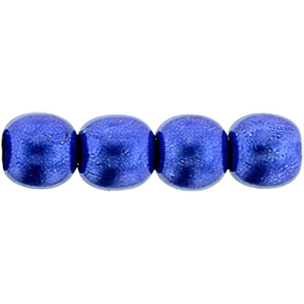 Czech Round Beads 4mm ColorTrends: Saturated Metallic Lapis Blue