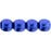 Czech Round Beads 4mm ColorTrends: Saturated Metallic Lapis Blue