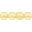 Czech Round Beads 4mm Sueded Gold Lamé