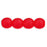 Czech Round Beads 4mm Lt Siam Ruby