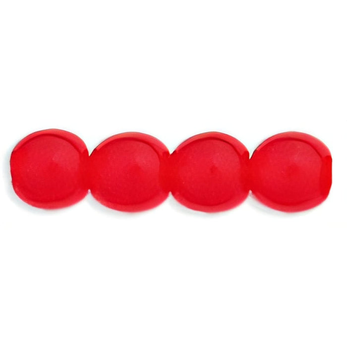 Czech Round Beads 4mm Lt Siam Ruby