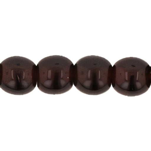 Czech Round Beads 4mm Garnet