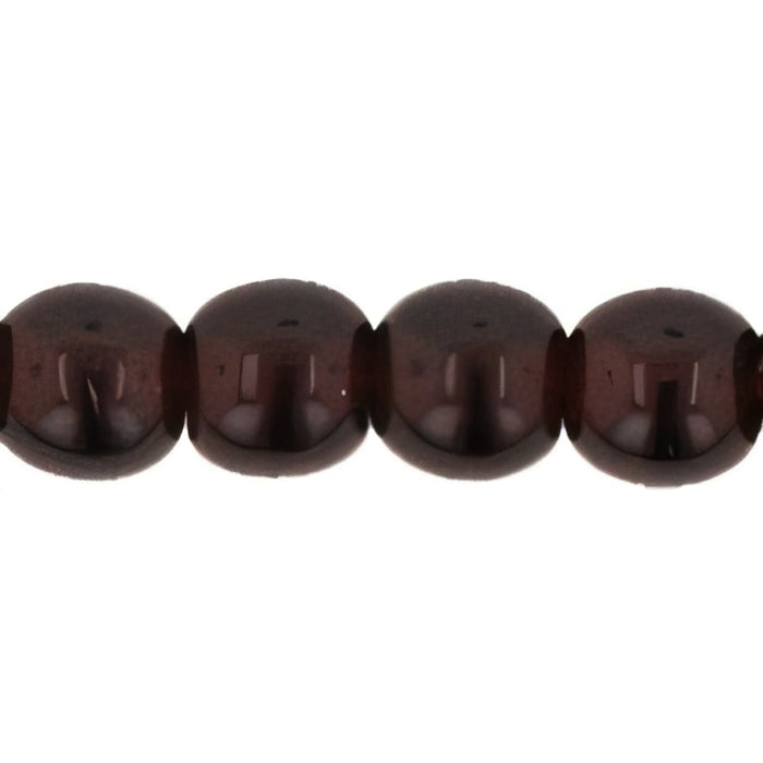 Czech Round Beads 4mm Garnet