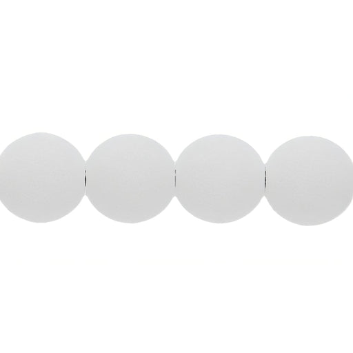 Czech Round Beads 4mm Bondeli White