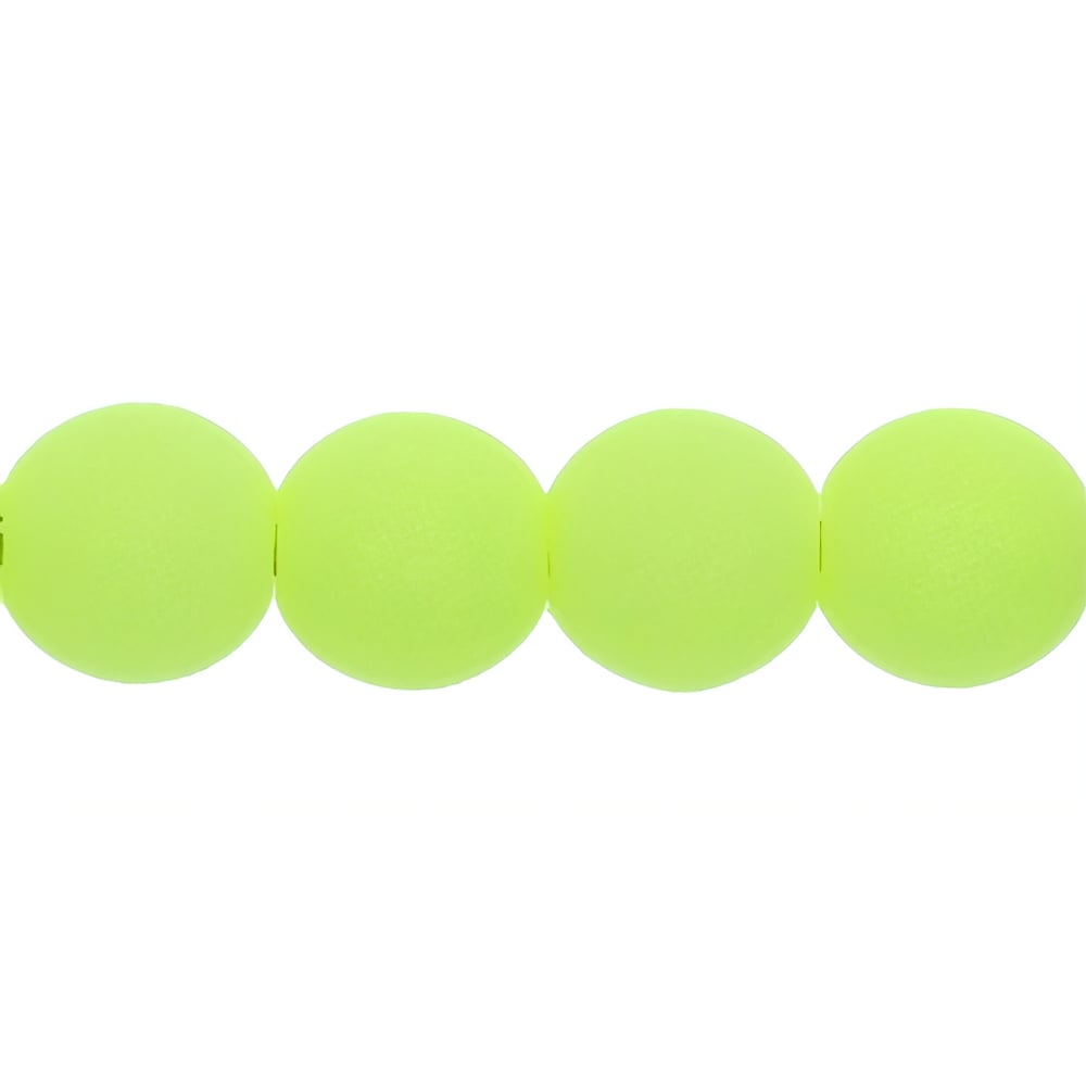 Czech Round Beads 4mm Bondeli Lemon
