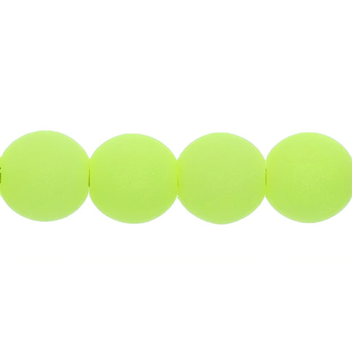 Czech Round Beads 4mm Bondeli Lemon