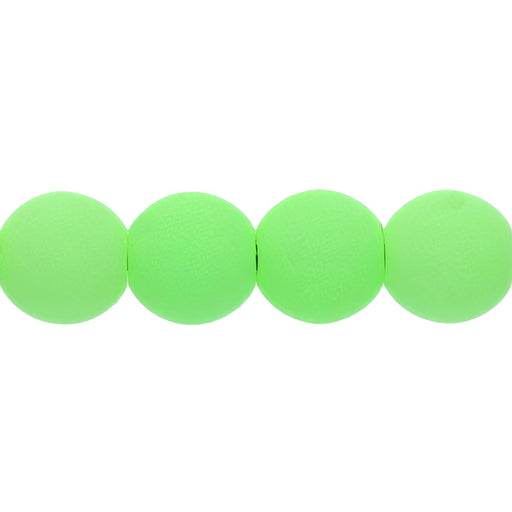 Czech Round Beads 4mm Bondeli Lime