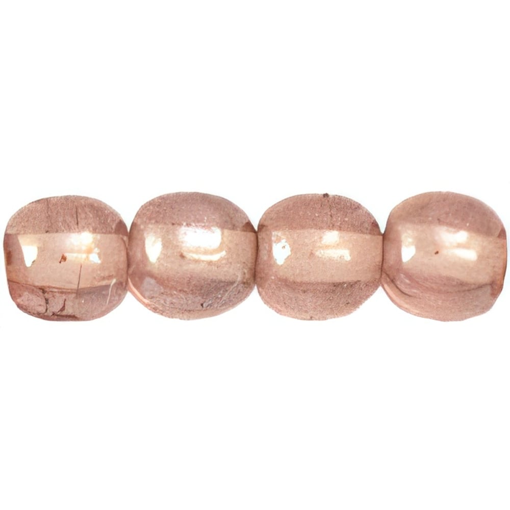 Czech Round Beads 4mm Luster - Lt Amethyst