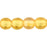 Czech Round Beads 4mm Luster Iris - Lt Topaz