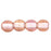 Czech Round Beads 4mm Luster - Med Amethyst