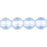 Czech Round Beads 4mm Luster Iris - Lt Sapphire 3001
