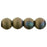 Czech Round Beads 4mm Matte - Oxidized Bronze Clay