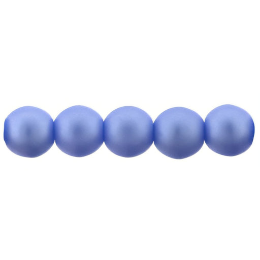 Czech Glass Pearls 4mm Matte - Baby Blue