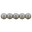 Czech Glass Pearls 4mm Matte - Silver