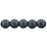 Czech Glass Pearls 4mm Matte - Charcoal