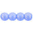 Czech Round Beads 4mm Sueded Gold Sapphire