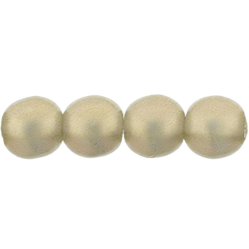 Czech Round Beads 4mm Sueded Gold Black Diamond