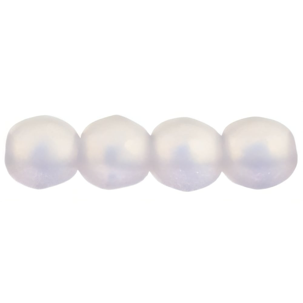 Czech Round Beads 4mm Sueded Gold Rosaline