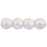Czech Round Beads 4mm Sueded Gold Rosaline