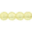 Czech Round Beads 4mm Sueded Gold Jonquil