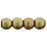 Czech Round Beads 4mm Sueded Gold Garnet