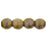Czech Round Beads 4mm Luster - Opaque Gold/Smoky Topaz
