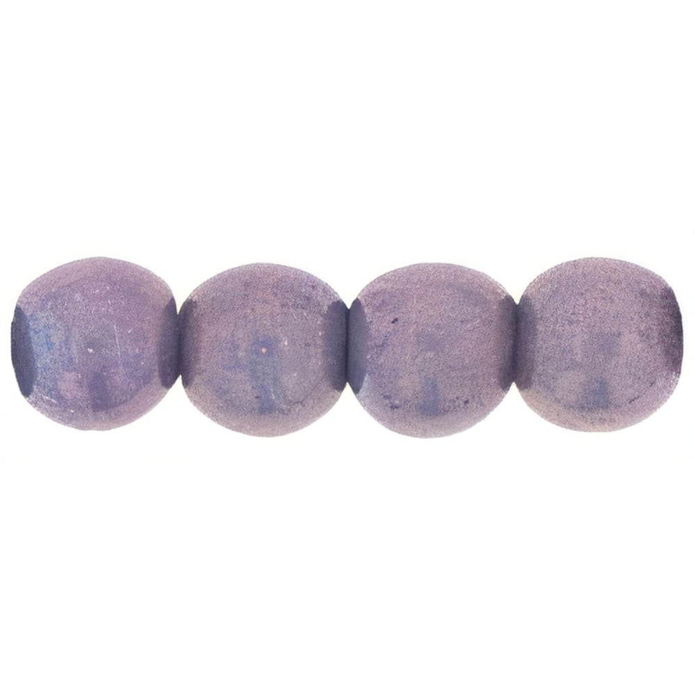 Czech Round Beads 4mm Luster - Opaque Amethyst