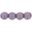 Czech Round Beads 4mm Luster - Opaque Amethyst