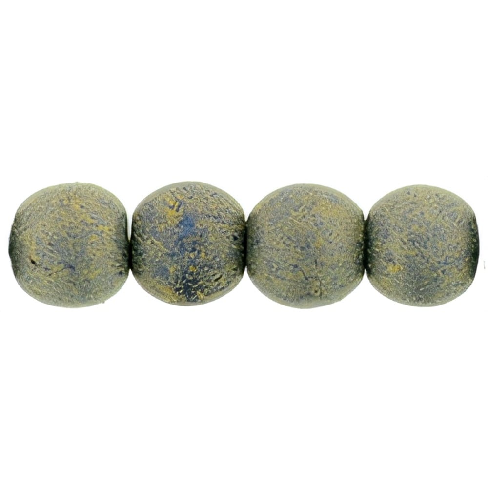 Czech Round Beads 4mm Pacifica - Poppy Seed