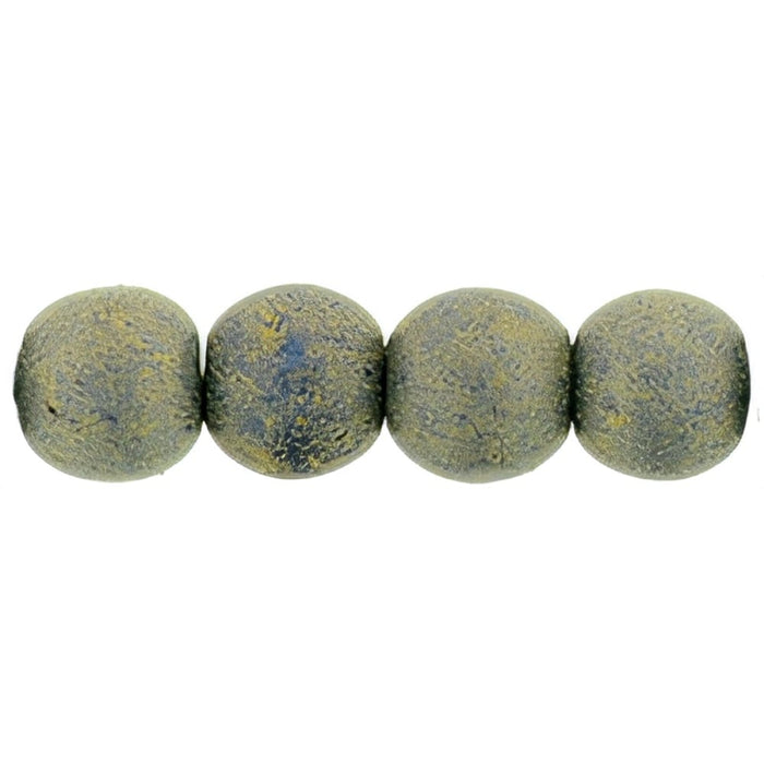 Czech Round Beads 4mm Pacifica - Poppy Seed