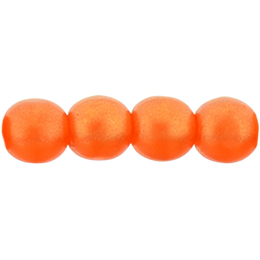 Czech Round Beads 4mm Sueded Gold Lamé Hyacinth
