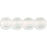 Czech Round Beads 4mm Matte - Crystal