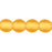 Czech Round Beads 4mm Matte - Med Topaz