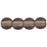 Czech Round Beads 4mm Matte - Smoky Topaz