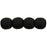 Czech Round Beads 4mm Matte - Jet