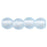 Czech Round Beads 4mm Matte - Lt Sapphire