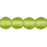 Czech Round Beads 4mm Matte - Olivine